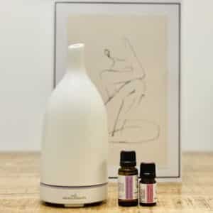 Dyfuzor z olejkami dla kobiet AromatherapyOils – ceramiczny dyfuzor ultradźwiękowy