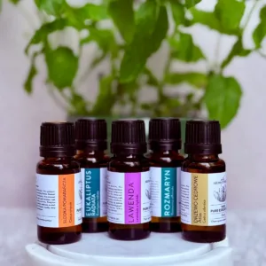 Zestaw Startowy 5 AromatherapyOils – relaks, energia i harmonia, pięć olejków eterycznych 15 ml